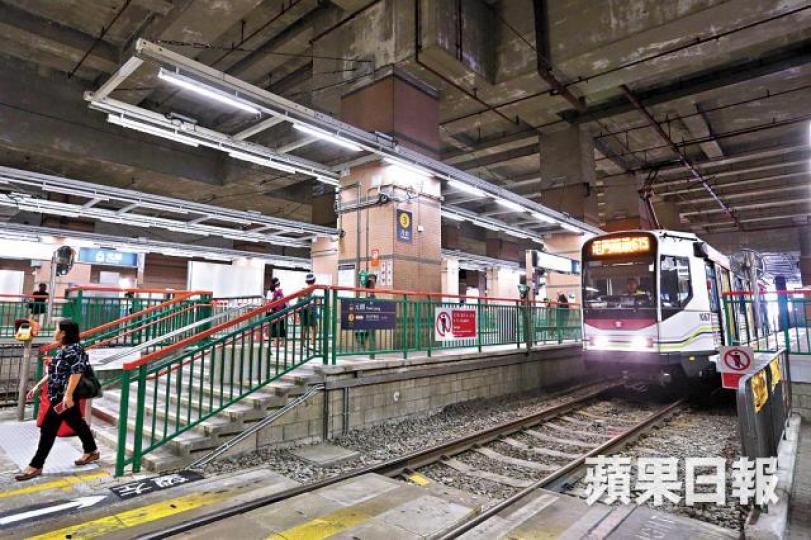 ■港鐵公佈元朗輕鐵站出現沉降。
