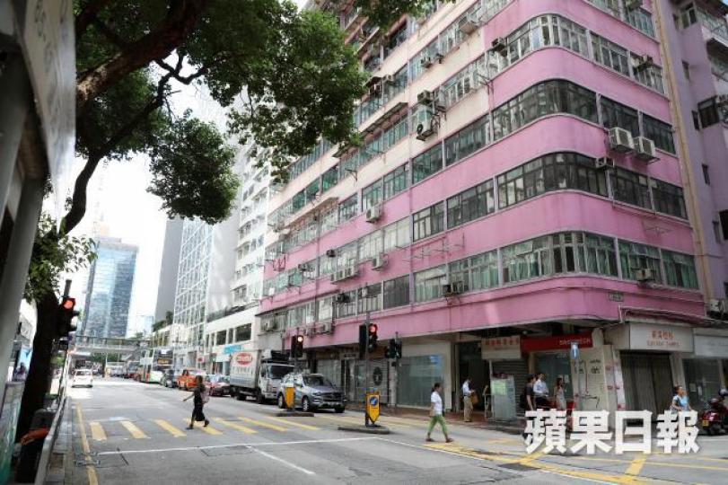 ■太古地產把寶華大廈及晏頓街等舊樓業權統一，擬作重建。朱家駿攝