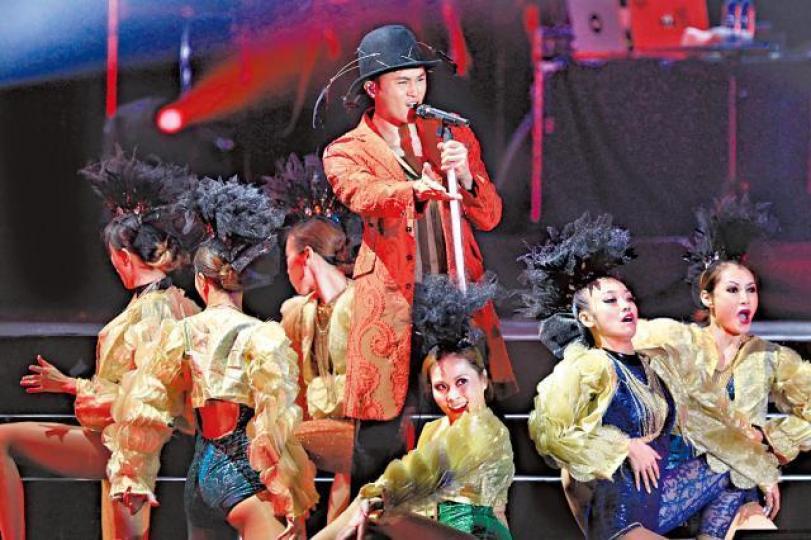 ■張智霖2014年在大馬開演唱會。