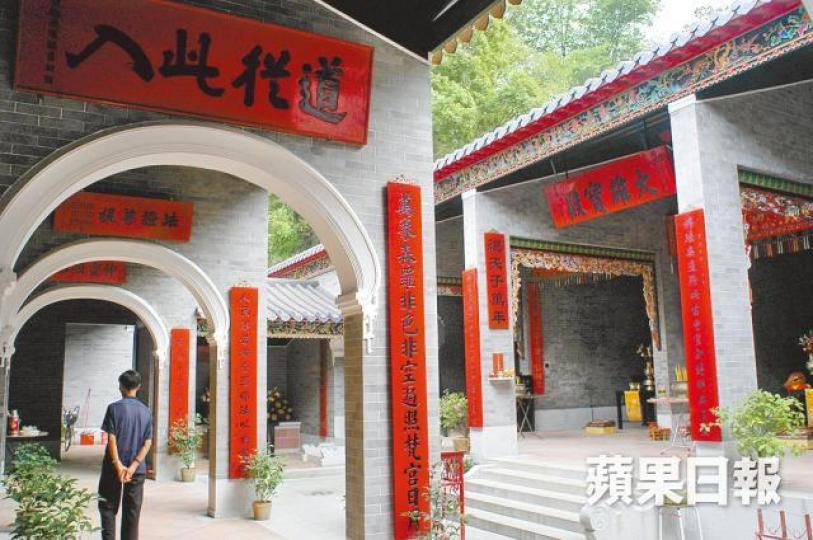 ■靈渡寺申請於附近一幅1.27萬平方米土地擴建,聲稱獲居民支持。資料圖片 ■靈渡寺申請於附近一幅1.27萬平方米土地擴建,聲稱獲居民支持。資料圖片