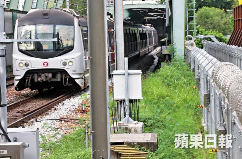 ■東鐵大圍站最新沉降幅度是23毫米,超出20毫米的停工指標。資料圖片 ■東鐵大圍站最新沉降幅度是23毫米,超出20毫米的停工指標。資料圖片