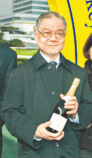 ■購入海璇全層的買家梁穎頤，其父親為馬主梁麟炳（圖）。資料圖片