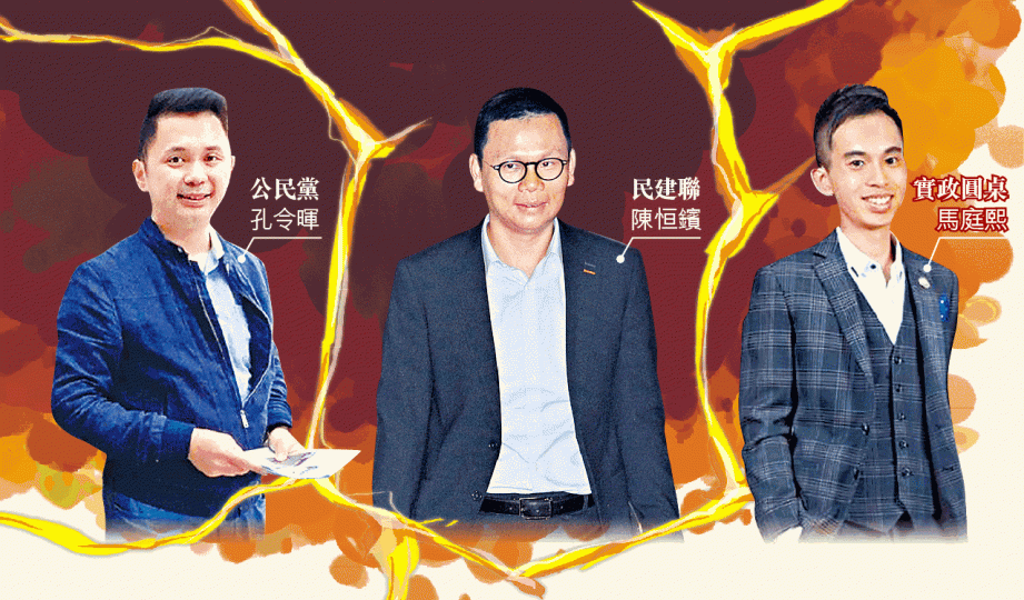 ■區會新區「荃灣南」群雄並起，3路人馬皆有意爭奪議員席位。