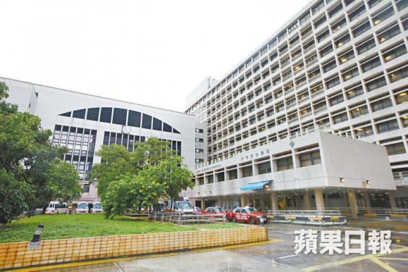 ■伊利沙伯醫院一名24歲產婦在催生期間心臟停頓,緊急剖腹取出嬰兒後死亡。陳善南攝 ■伊利沙伯醫院一名24歲產婦在催生期間心臟停頓,緊急剖腹取出嬰兒後死亡。陳善南攝