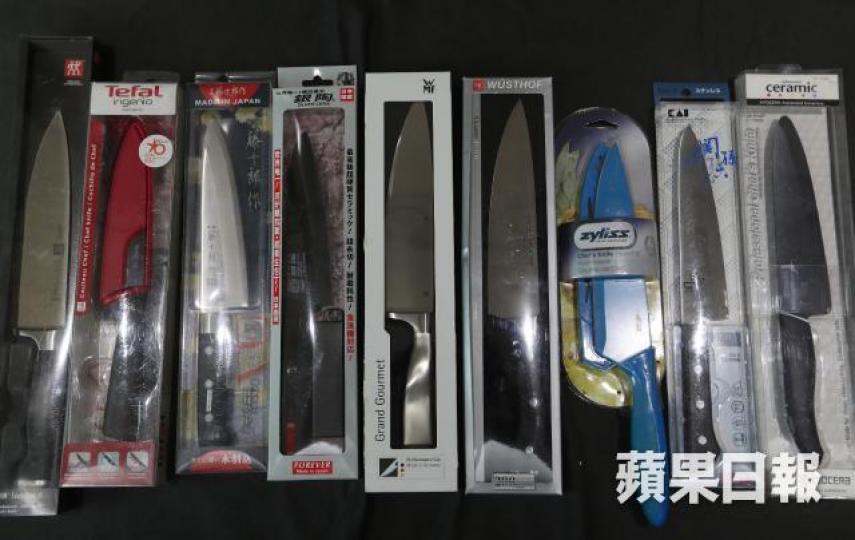 ■消委會測試發現陶瓷刀耐用程度不輸鋼刀。馬泉崇攝