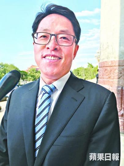 ■張曉明在北京向FCC發炮,斥對方協助煽動分裂國家。 ■張曉明在北京向FCC發炮,斥對方協助煽動分裂國家。