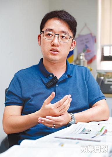 ■教協副會長田方澤質疑涉事教科書以偏概全。何家達攝 ■教協副會長田方澤質疑涉事教科書以偏概全。何家達攝