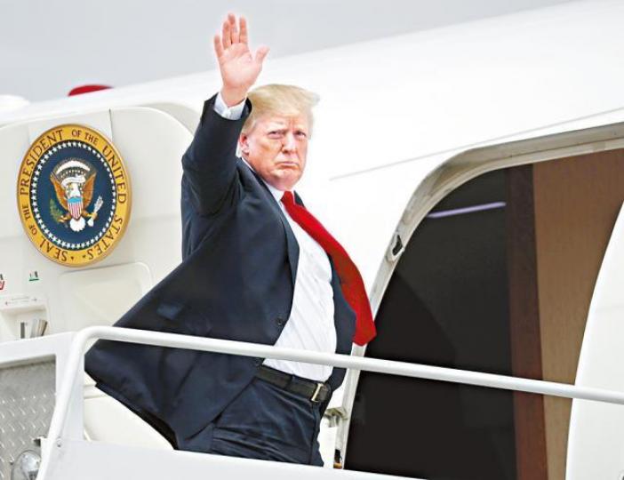■特朗普斥CNN及MSNBC是假新聞界的翹楚。美聯社