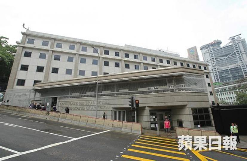 ■美國駐港澳總領事館指美國判斷香港仍有足夠程度的自由。資料圖片 ■美國駐港澳總領事館指美國判斷香港仍有足夠程度的自由。資料圖片