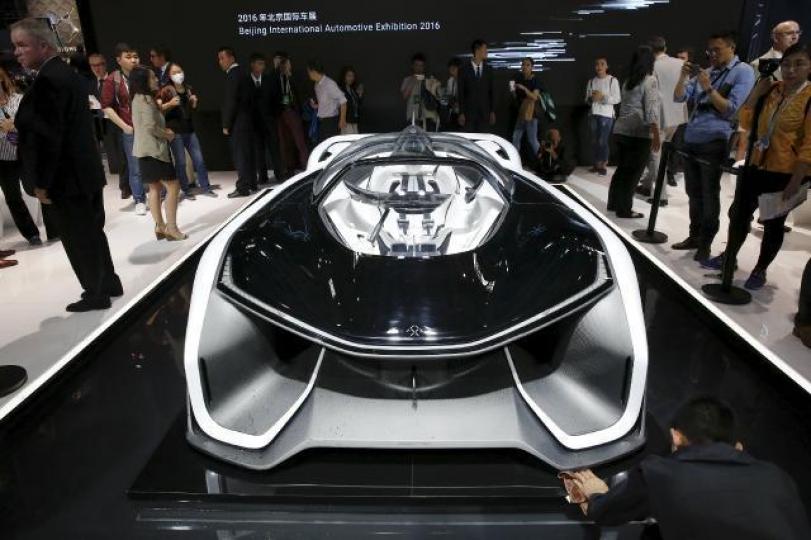 ■恒大旗下恒大健康早前收購美國電動車公司FF。資料圖片 ■恒大旗下恒大健康早前收購美國電動車公司FF。資料圖片