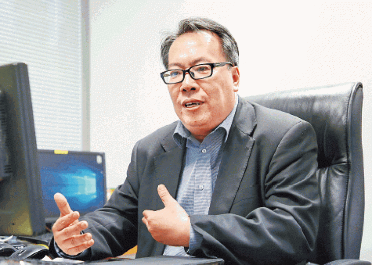 訊匯金融行政總裁沈振盈證實警方調查匯凱金業員工。資料圖片 訊匯金融行政總裁沈振盈證實警方調查匯凱金業員工。資料圖片