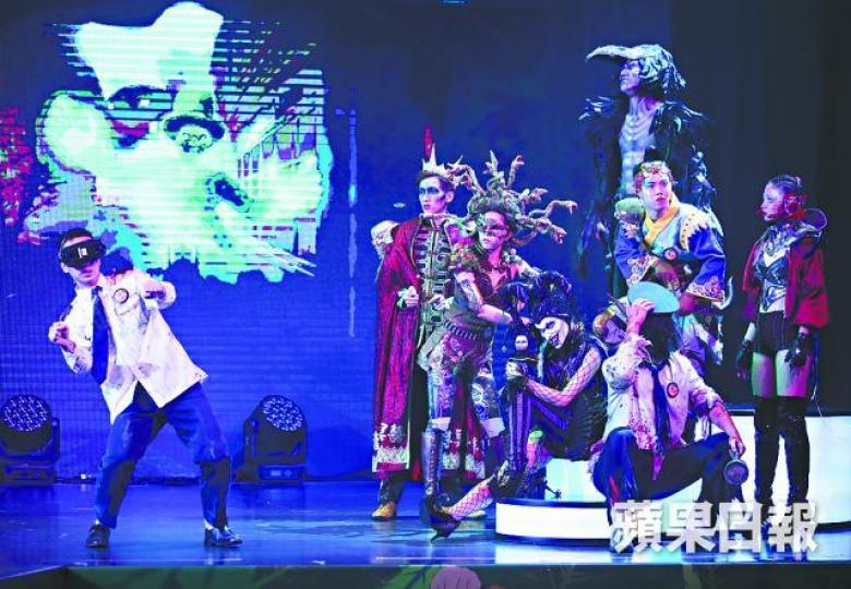哈囉喂利用VR及AR技術,推出多個互動驚嚇體驗。何柏佳攝 哈囉喂利用VR及AR技術,推出多個互動驚嚇體驗。何柏佳攝