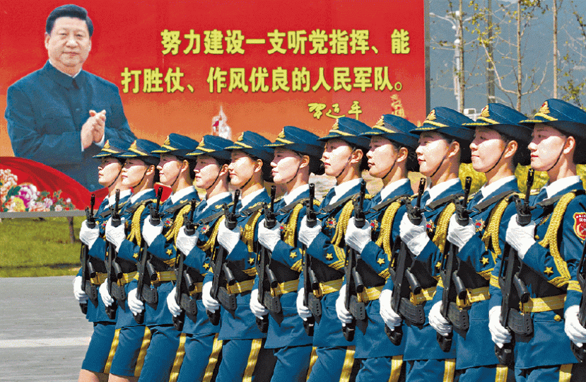 習不停號召軍隊要忠於黨,實則要求忠於他個人,做習家軍。 習不停號召軍隊要忠於黨,實則要求忠於他個人,做習家軍。