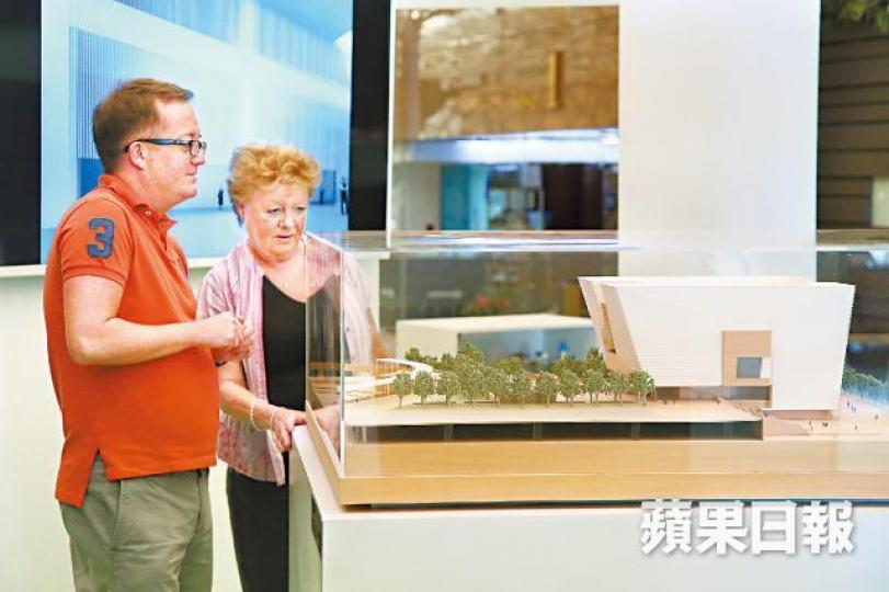 故宮館獲馬會大筆捐款建造,料2022年落成。資料圖片 故宮館獲馬會大筆捐款建造,料2022年落成。資料圖片