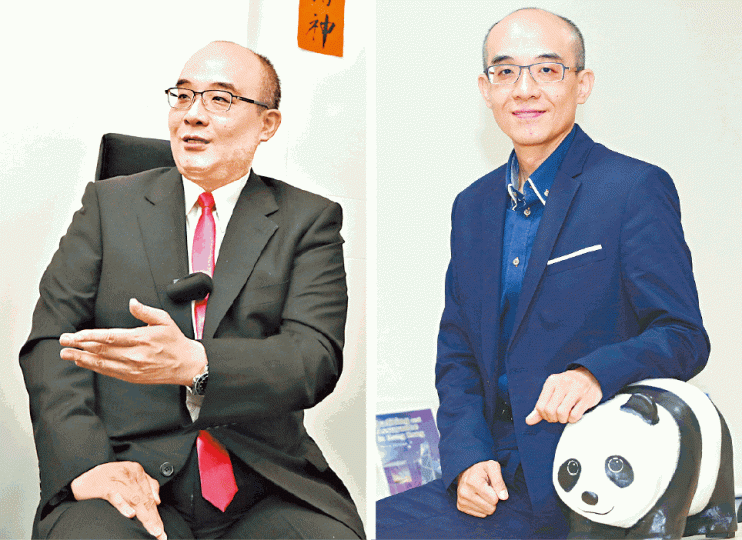 被稱「熊貓Sir」的林智遠,現時每日步行2萬步,體重由11個月前約178磅(左圖),減至現時134磅。林智遠著波鞋上班。林智遠(中)於2012年曾參與立法會會計界選舉,惟最終落敗。 被稱「熊貓Sir」的林智遠,現時每日步行2萬步,體重由11個月前約178磅(左圖),減至現時134磅。林智遠著波鞋上班。林智遠(中)於2012年曾參與立法會會計界選舉,惟最終落敗。