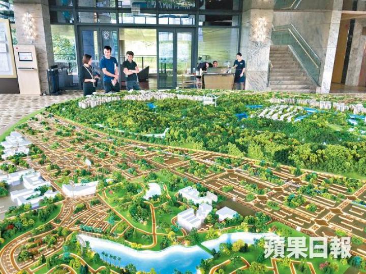 「廣佛新世界」為低密度豪宅項目,規模不小。 「廣佛新世界」為低密度豪宅項目,規模不小。