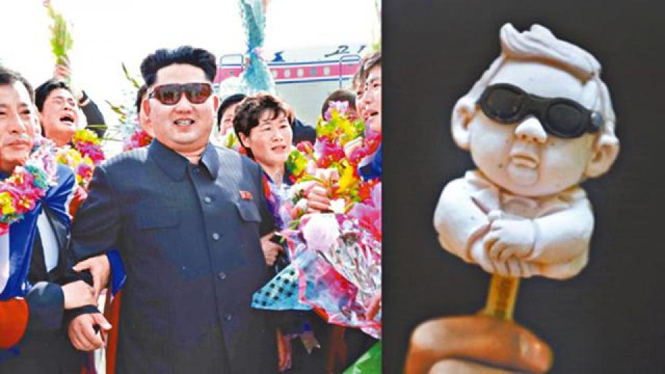 上海巿面出現以金正恩為造型的雪糕。 上海巿面出現以金正恩為造型的雪糕。