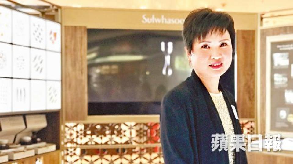 Amorepacific香港區董事總經理葉豐盈。 Amorepacific香港區董事總經理葉豐盈。