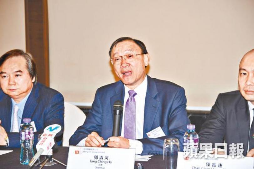 宏安主席鄧清河話「無謂解釋喇,到時上到法庭睇下點囉。」何耀勤攝 宏安主席鄧清河話「無謂解釋喇,到時上到法庭睇下點囉。」何耀勤攝