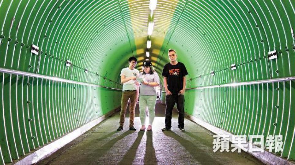 左起:阿元、阿櫻及豹魁希望推廣奇案文化。 左起:阿元、阿櫻及豹魁希望推廣奇案文化。