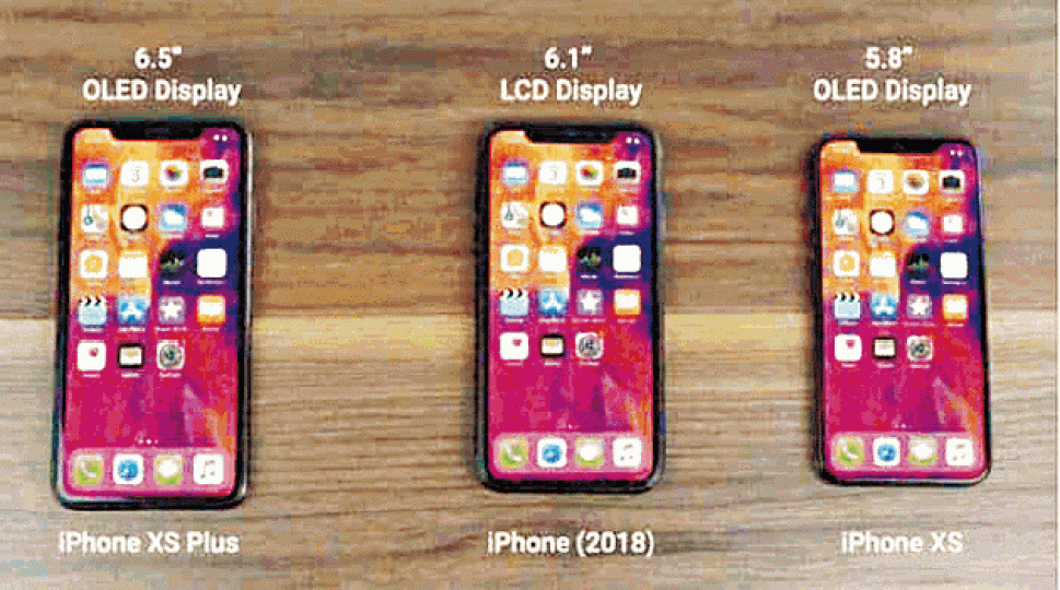 網上流傳的3款新iPhone在外形上與舊版iPhone X沒太大差別。互聯網
網上流傳的3款新iPhone在外形上與舊版iPhone X沒太大差別。互聯網