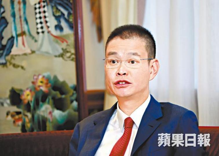 東亞副行政總裁李民橋。譚德潤攝 東亞副行政總裁李民橋。譚德潤攝
