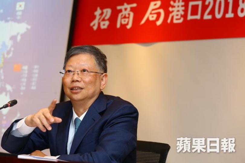 招商局港口主席付剛峰。彭大偉攝 招商局港口主席付剛峰。彭大偉攝