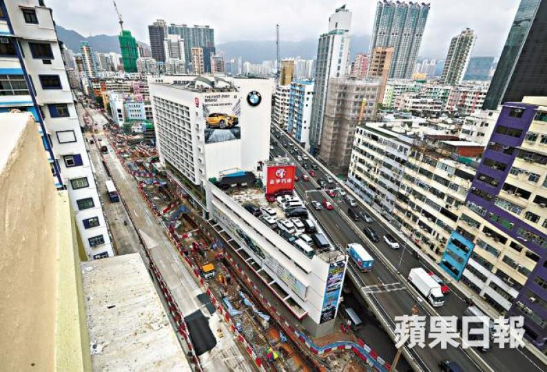 土瓜灣有11個沉降監測點疑「搬龍門」,變成未超標。
土瓜灣有11個沉降監測點疑「搬龍門」,變成未超標。