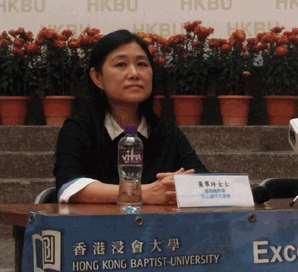 防止虐待兒童會署理總幹事黃翠玲 防止虐待兒童會署理總幹事黃翠玲