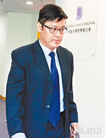 西醫何志申昨遭醫委會裁定兩項專業失德。馬泉崇攝 西醫何志申昨遭醫委會裁定兩項專業失德。馬泉崇攝