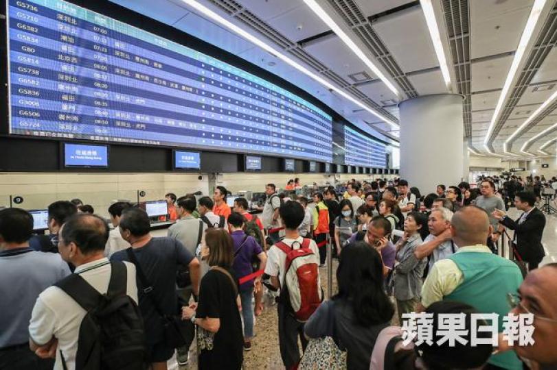 高鐵香港段車票昨日正式發售。