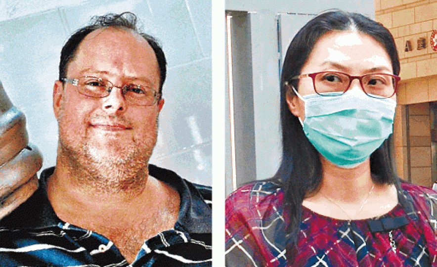 死者Ulrich Altbauer(左圖)的遺孀(右圖)控訴醫生講大話。 死者Ulrich Altbauer(左圖)的遺孀(右圖)控訴醫生講大話。