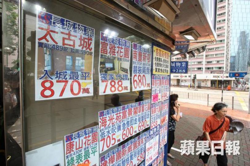 樓市面對很多不確定因素,有機會在這一、兩年間下跌10至20%,是用家入市的時機。 資料圖片 樓市面對很多不確定因素,有機會在這一、兩年間下跌10至20%,是用家入市的時機。 資料圖片