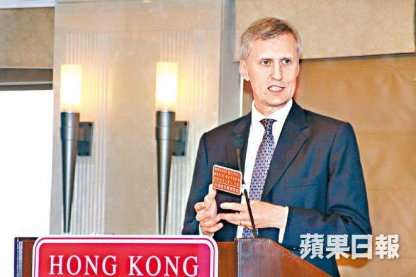 韋奕禮是處理雷曼迷債爛攤子的要員之一。 韋奕禮是處理雷曼迷債爛攤子的要員之一。