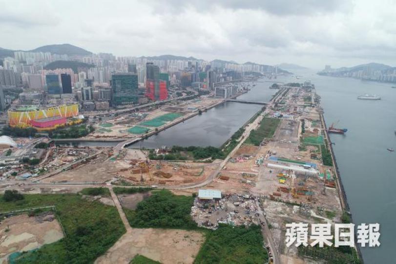 啟德第4B區3號用地為跑道住宅地首度招標。資料圖片 啟德第4B區3號用地為跑道住宅地首度招標。資料圖片
