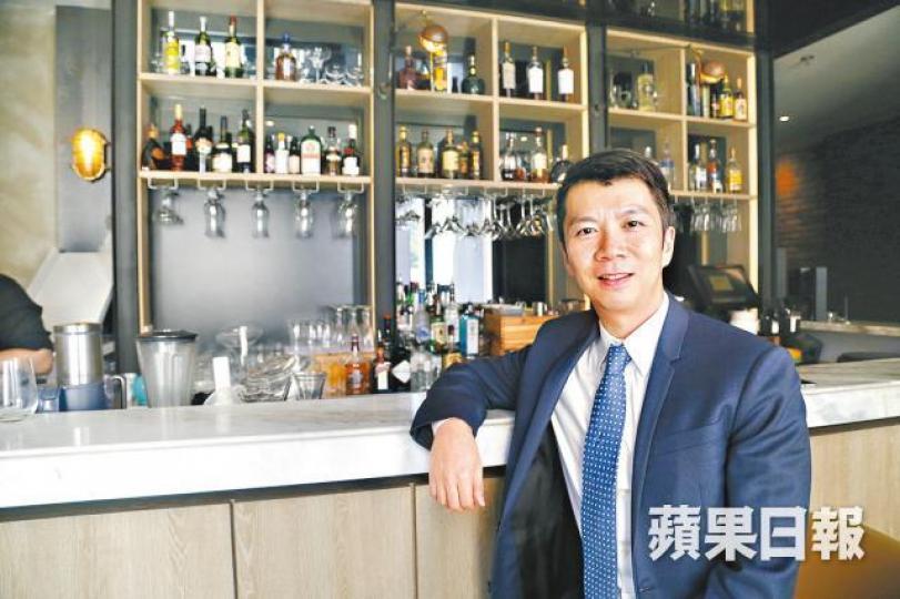 何敬豐看好內地電動車市場。鄒潔珊攝 何敬豐看好內地電動車市場。鄒潔珊攝