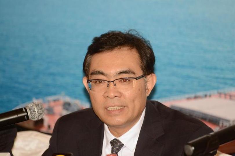 中外運航運董事長蘇新剛。資料圖片 中外運航運董事長蘇新剛。資料圖片