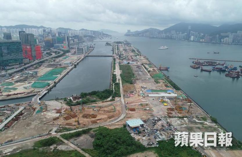 啟德跑道地皮陸續推出市場。 啟德跑道地皮陸續推出市場。