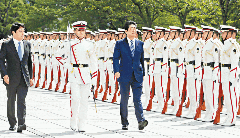 安倍的修憲夢或可在接下來的任期實現。資料圖片 安倍的修憲夢或可在接下來的任期實現。資料圖片