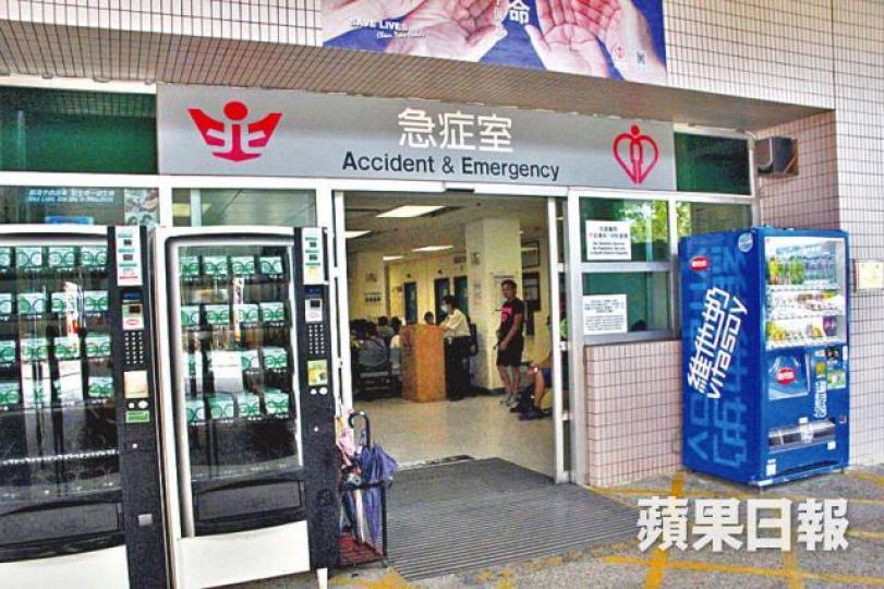 5歲男童被送北區醫院檢驗。文兆麟攝 5歲男童被送北區醫院檢驗。文兆麟攝