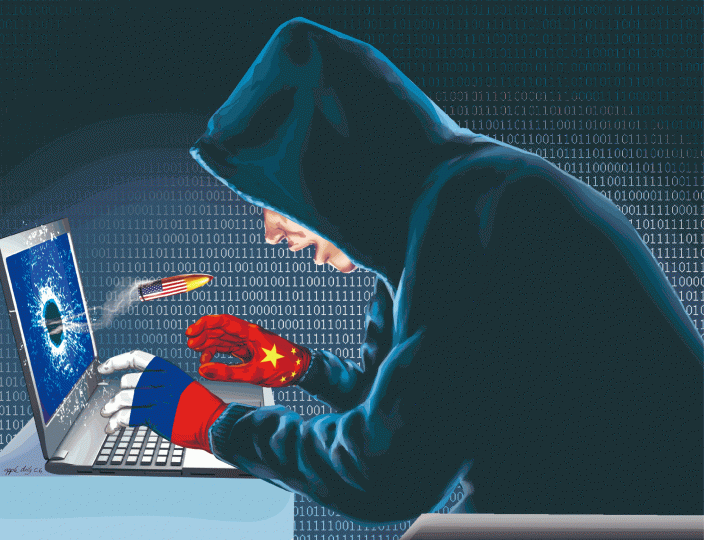 博爾頓聲言美國向外來網絡威脅發動攻擊，不再綁手綁腳。解放軍61398部隊被指是中國網軍的骨幹。資料圖片