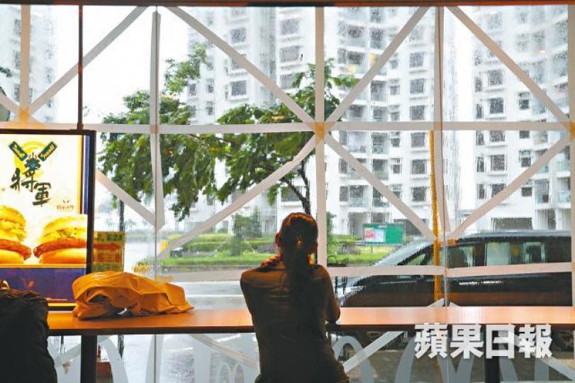 「山竹」襲港吹毀民居,家居保可彌補部份損失。資料圖片 「山竹」襲港吹毀民居,家居保可彌補部份損失。資料圖片