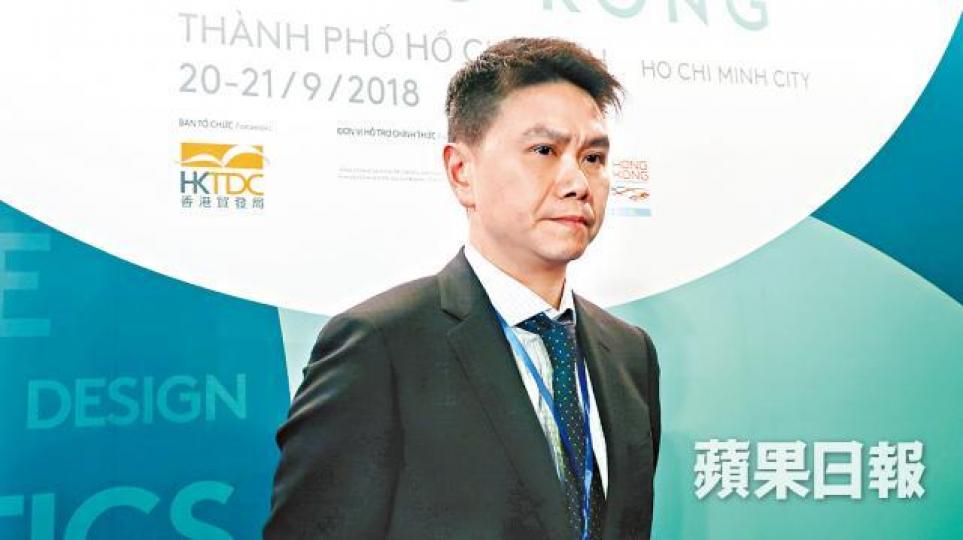 胡百浠擔心明年貨運物流業的表現。黃碧基攝 胡百浠擔心明年貨運物流業的表現。黃碧基攝