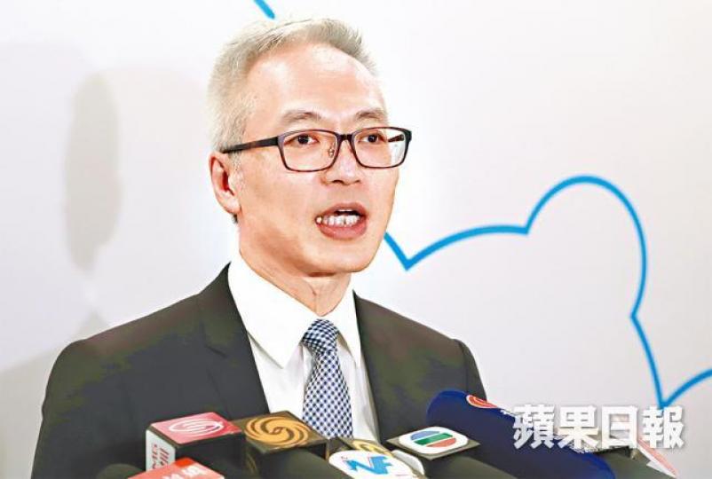 網金管局副總裁李達志。譚德潤攝 網金管局副總裁李達志。譚德潤攝