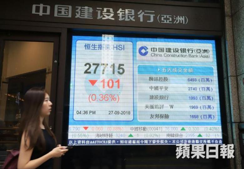 歷來10月均為傳統股災月。資料圖片 歷來10月均為傳統股災月。資料圖片