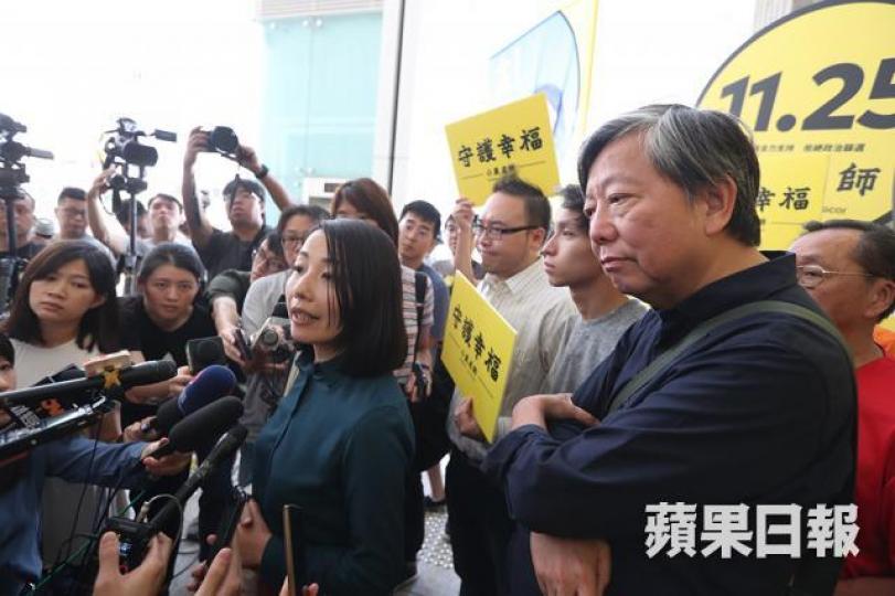 李卓人(右)為民主派於今次九西補選的Plan B。 李卓人(右)為民主派於今次九西補選的Plan B。