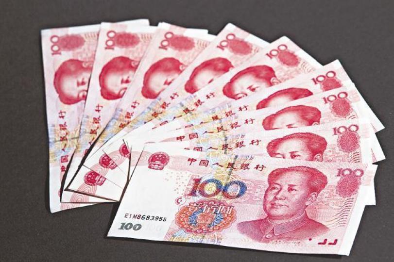 離岸人幣匯價昨日受壓。 離岸人幣匯價昨日受壓。
