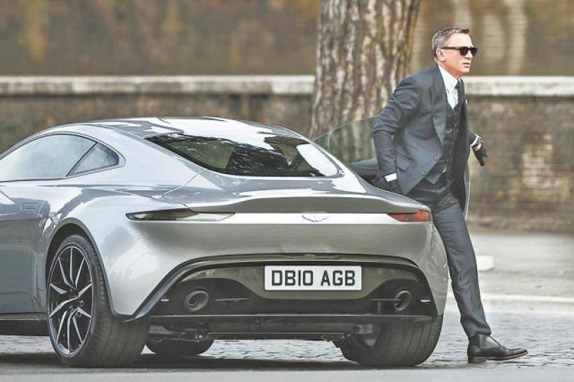 Aston Martin有007加持,亦未能提振股價。 Aston Martin有007加持,亦未能提振股價。