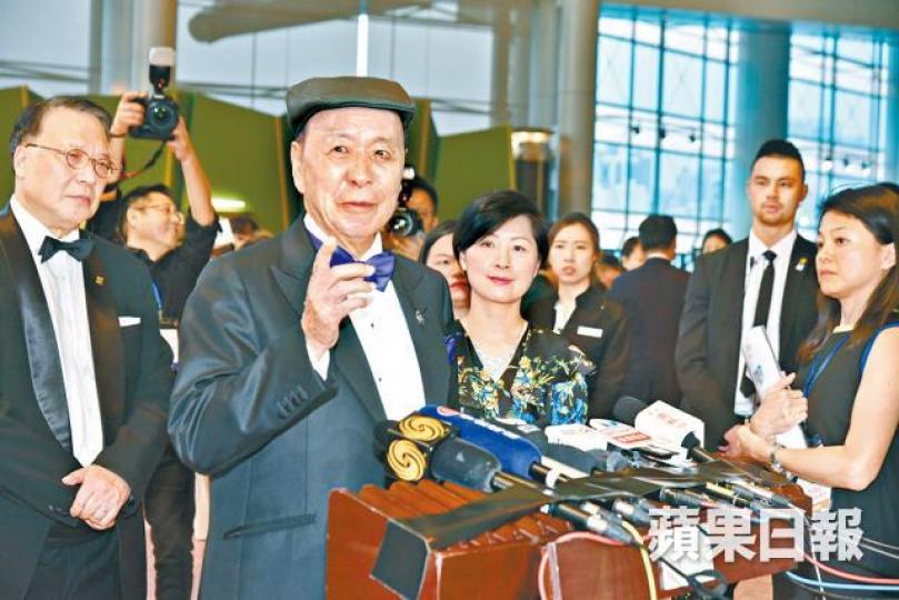 銀娛主席呂志和每次現身都派金句。黃偉傑攝 銀娛主席呂志和每次現身都派金句。黃偉傑攝