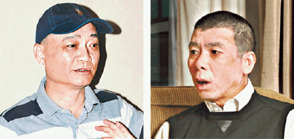 崔永元(左圖)與馮小剛交惡多年。 崔永元(左圖)與馮小剛交惡多年。